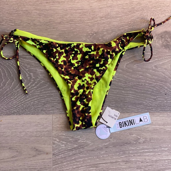 The Bikini Lab Animal print bikini bottoms L NWT - Picture 6 of 7